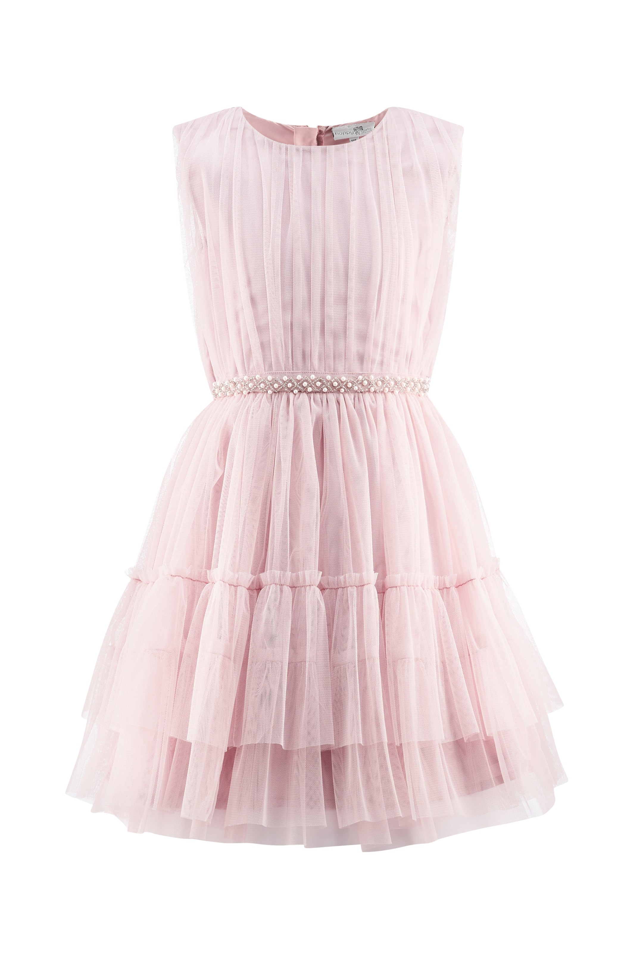 happy girls Sukienka w kolorze różowy: przód
