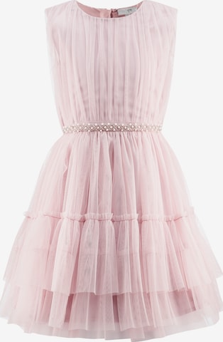 happy girls Mekko värissä vaaleanpunainen: etupuoli