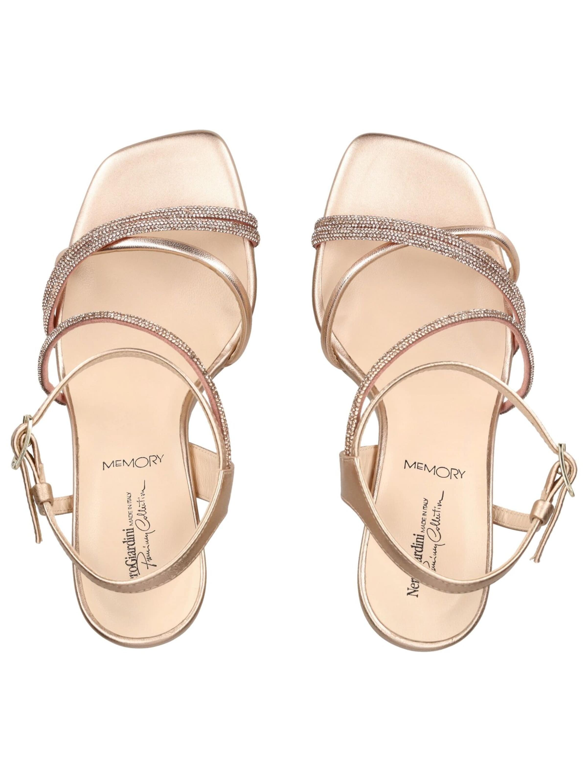 Sandales Nero Giardini en or