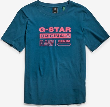 Maglietta di G-Star RAW in blu: frontale