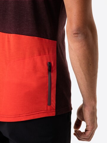 VAUDE Functioneel shirt 'Altissimo' in Rood