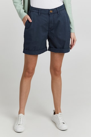 Oxmo Regular Pants 'Charline' in Blue: front