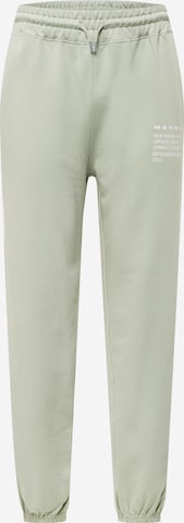 Mennace Tapered Broek 'SUNDAZE' in Groen: voorkant