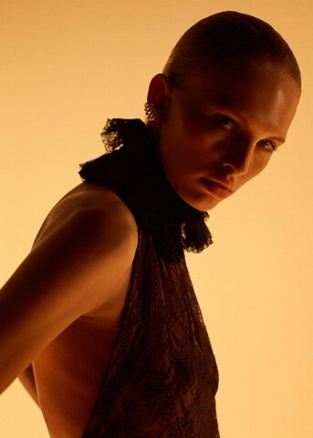 MANGO Top 'Barquete' in Schwarz