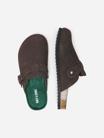Only & Sons Papucs 'ONSJULIAN' - barna