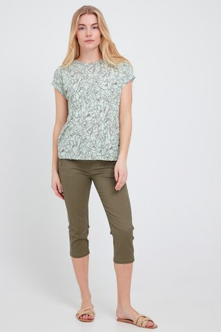 Slimfit Pantaloni di Fransa in verde