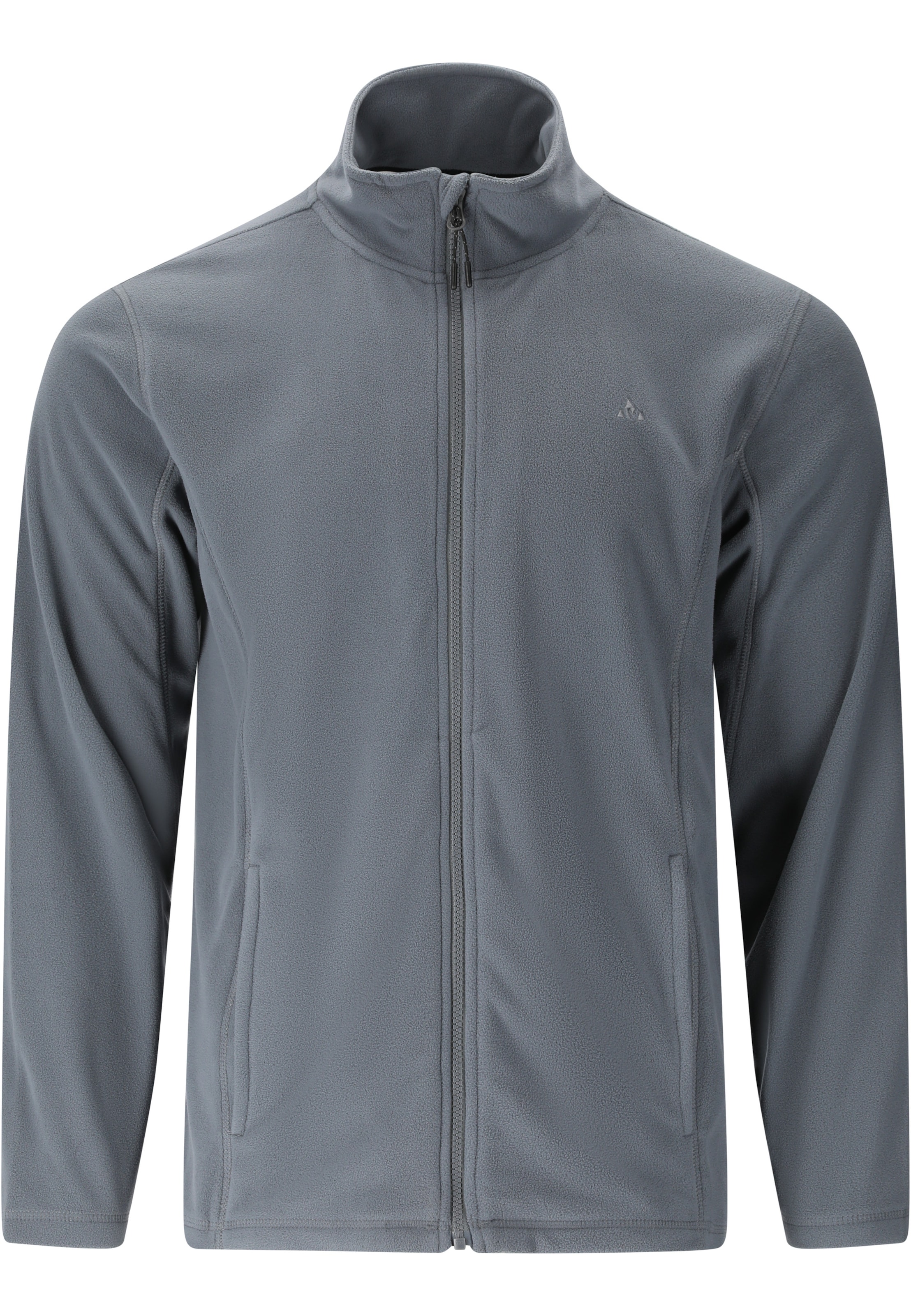 Whistler Athletic fleece jacket 'Romark' in Grey: front