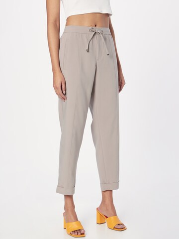 ESPRIT Regular Trousers with creases 'Munich' in Grey: front