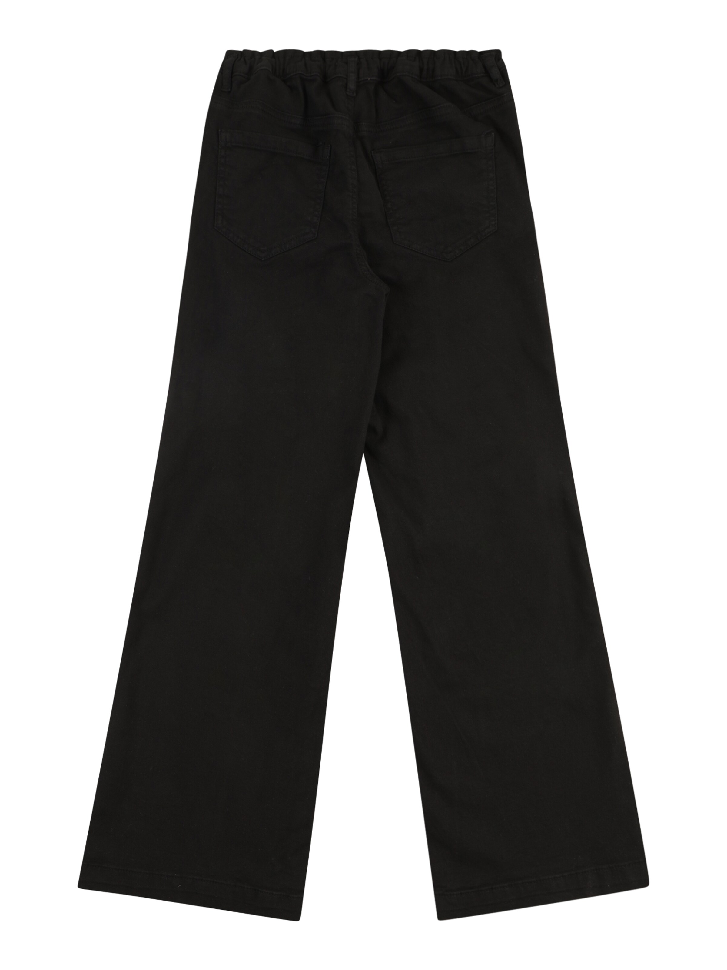 ONLY GIRLS Široký strih Nohavice - Čierna