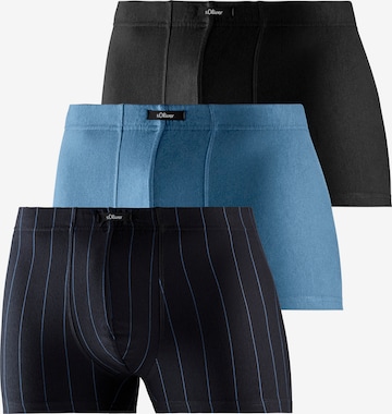 s.Oliver Boxershorts in Blauw: voorkant