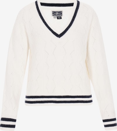 Megztinis iš DreiMaster Maritim, spalva – juoda / balta, Prekių apžvalga