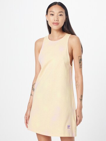 ADIDAS ORIGINALS Summer Dress 'Allover Print' in Yellow: front