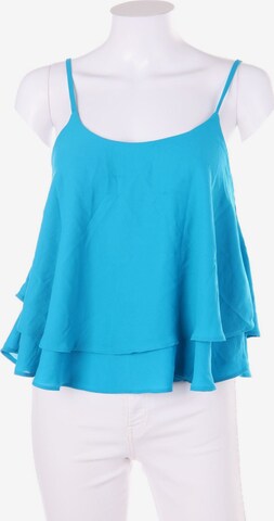 MANGO Top & Shirt in XS in Blue: front