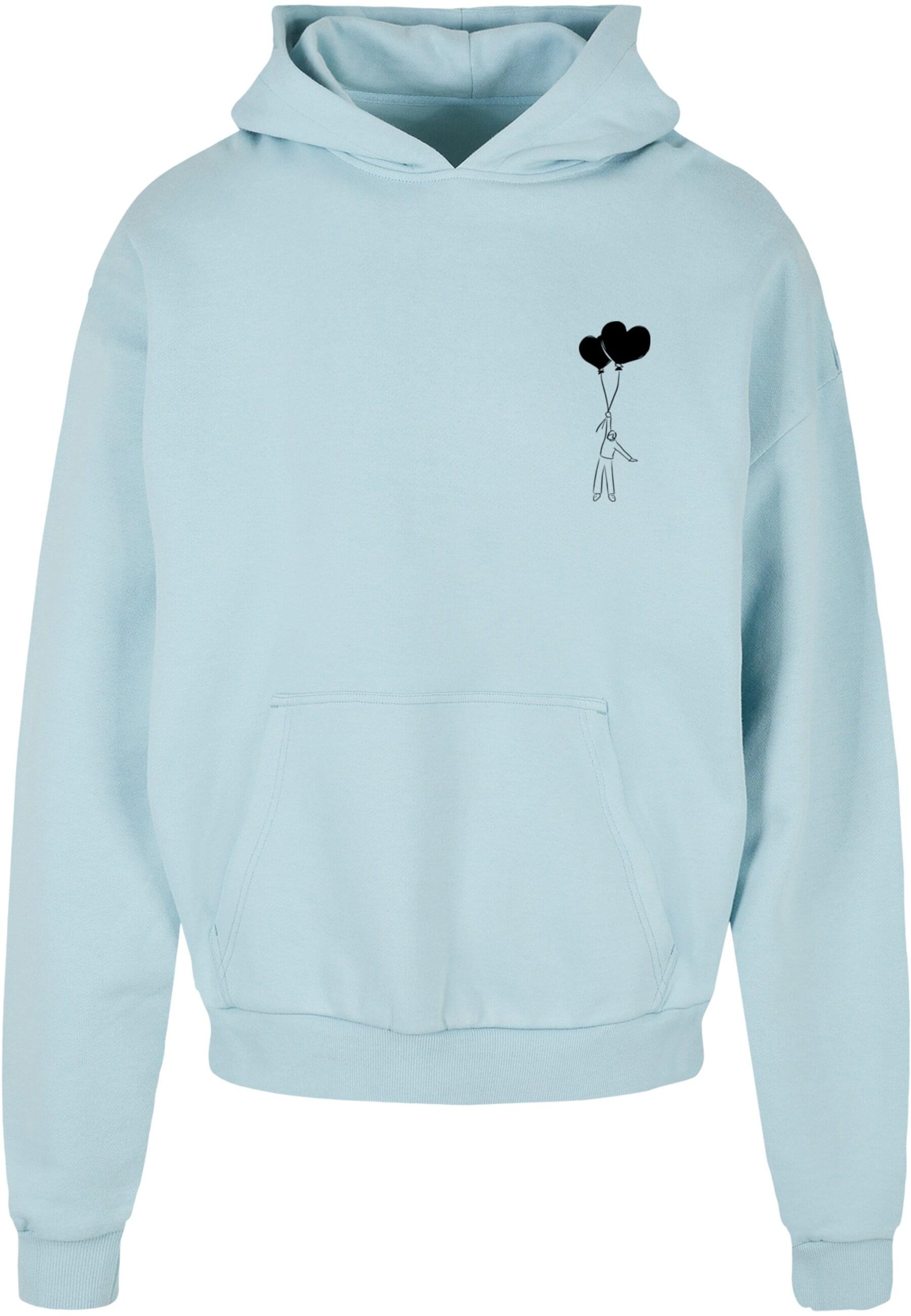 Merchcode Sweatshirt 'Love In The Air' i blå: forside
