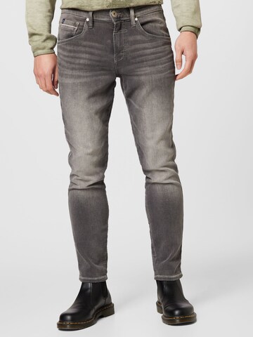 CAMP DAVID Regular Jeans in Grey: front