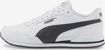 PUMA حذاء رياضي بلا رقبة 'Runner V3' بلون أبيض: الأمام
