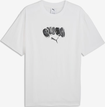 PUMA Shirt 'Balloon Art' in White: front