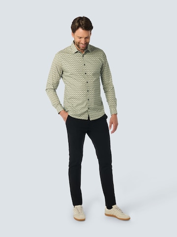 No Excess Regular Fit Hemd in Grün