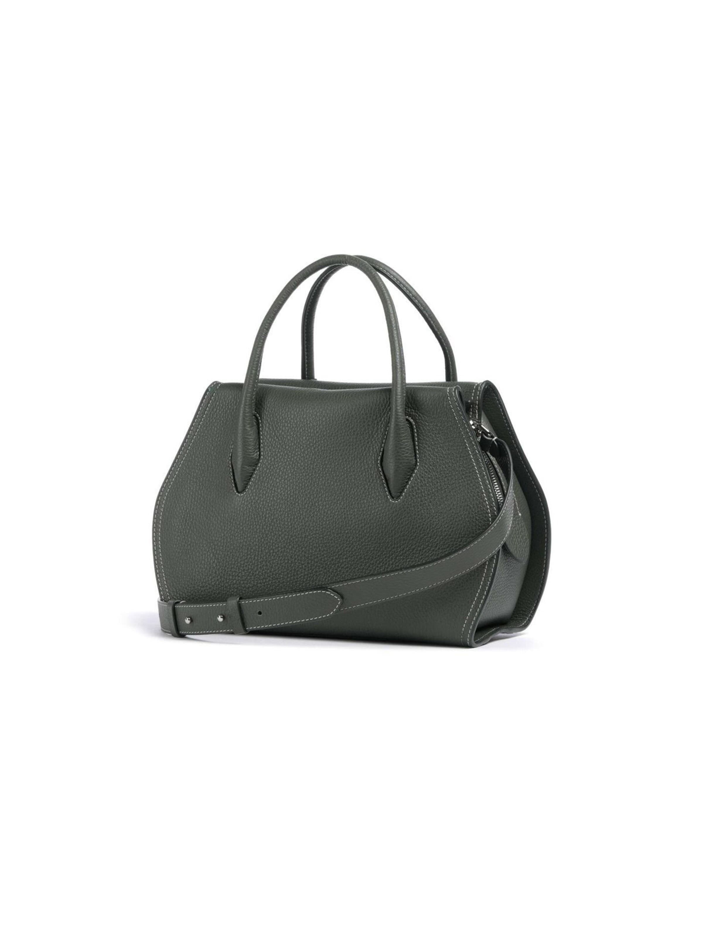 Coccinelle Handtas 'Lord 30x20x13 cm' in Groen
