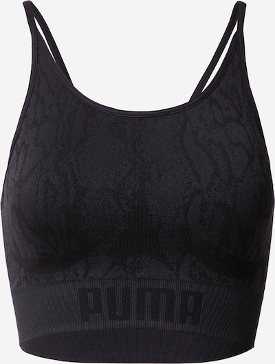 PUMA Soutien-gorge de sport en noir, Vue avec produit