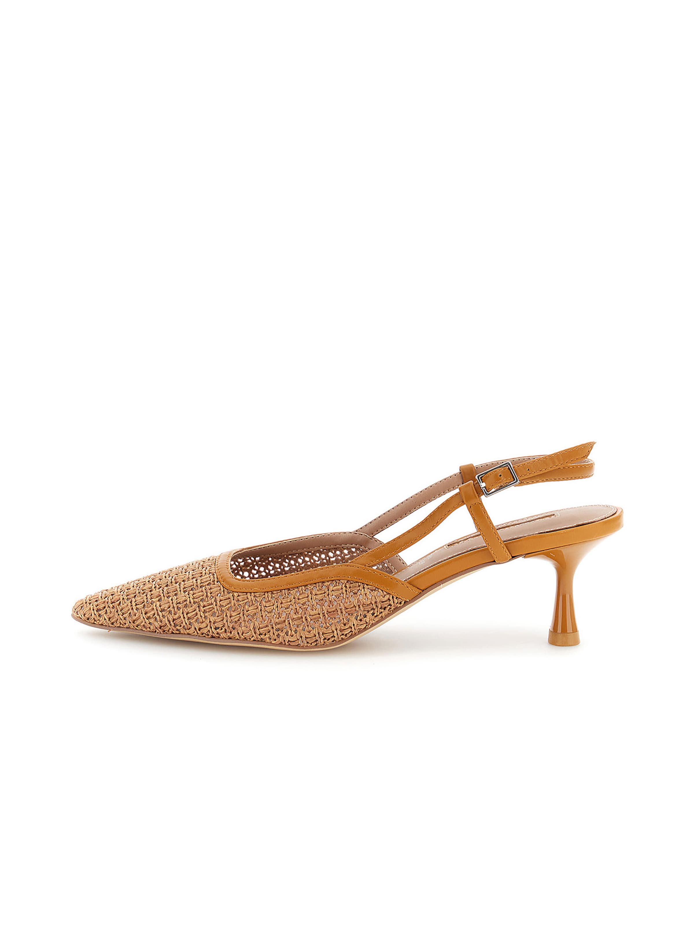 Décolleté sling di CAFè NOIR in marrone