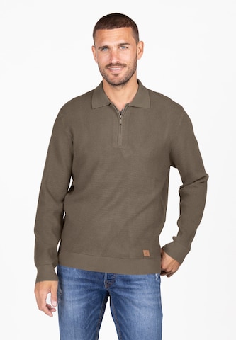 Key Largo Pullover 'Klanfield' i brun: forside