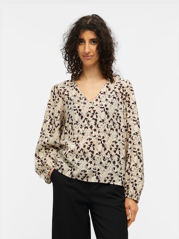 OBJECT - Blusa 'LEONORA' en beige: frente