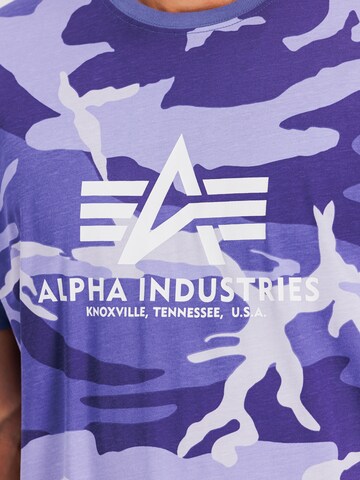 ALPHA INDUSTRIES Μπλουζάκι σε λιλά