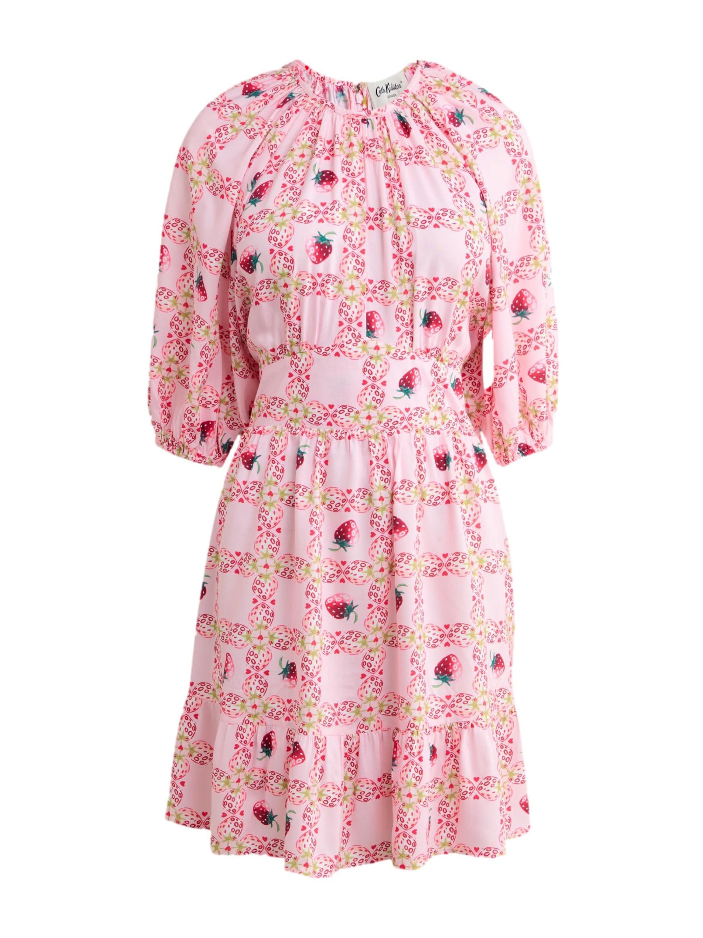 Rochie de la Cath Kidston pe roz: față