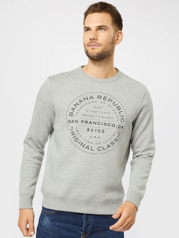 Banana Republic Sweatshirt in Grijs: voorkant