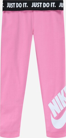 Skinny Pantalon Nike Sportswear en rose