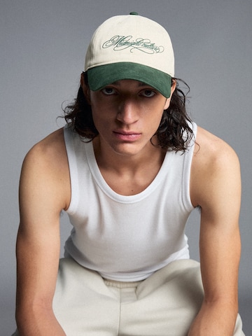 Cappello da baseball di Bershka in bianco