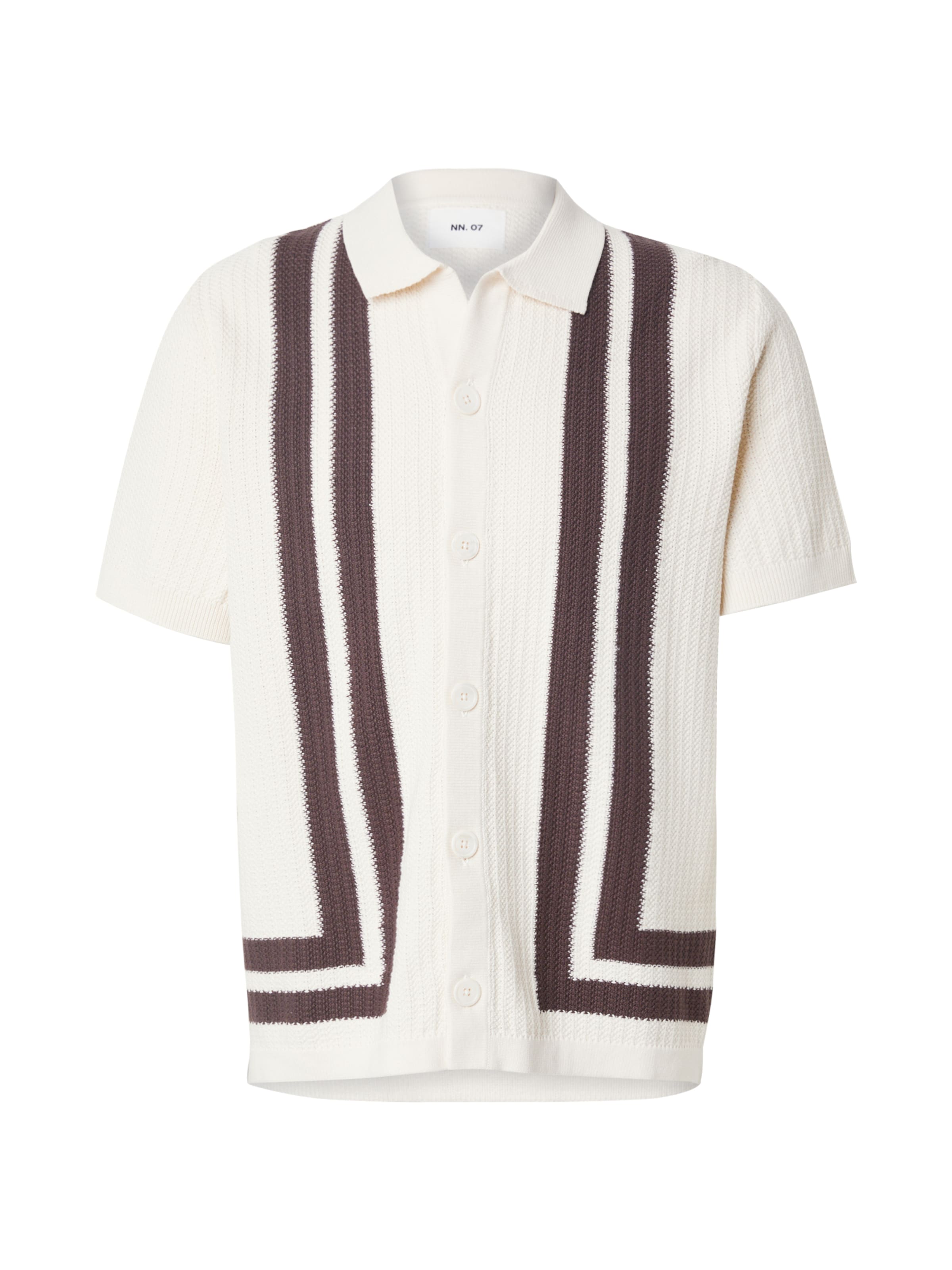 NN07 Cardigan 'Ares' i beige: forside