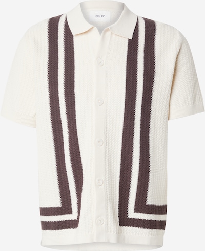 NN07 Neuletakki 'Ares' värissä beige / suklaa, Tuotenäkymä