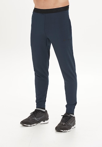 Virtus Regular Athletic Pants 'Benny' in Blue: front
