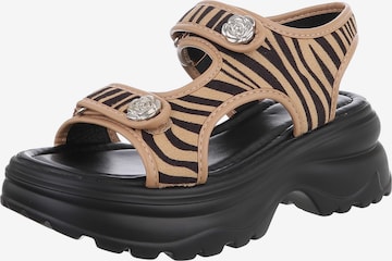 Ital-Design Sandale in Beige: Vorderseite