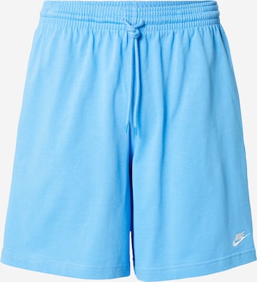 Nike Sportswear Штаны 'CLUB' в Синий: спереди