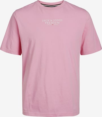 T-Shirt 'JPRBLUArchie' Jack & Jones Premium en rose : devant