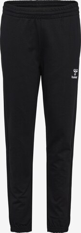 Hummel Workout Pants in Black: front