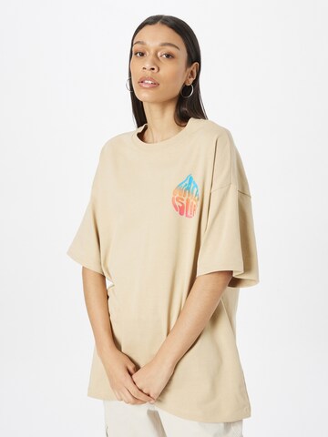 KnowledgeCotton Apparel Shirts i beige