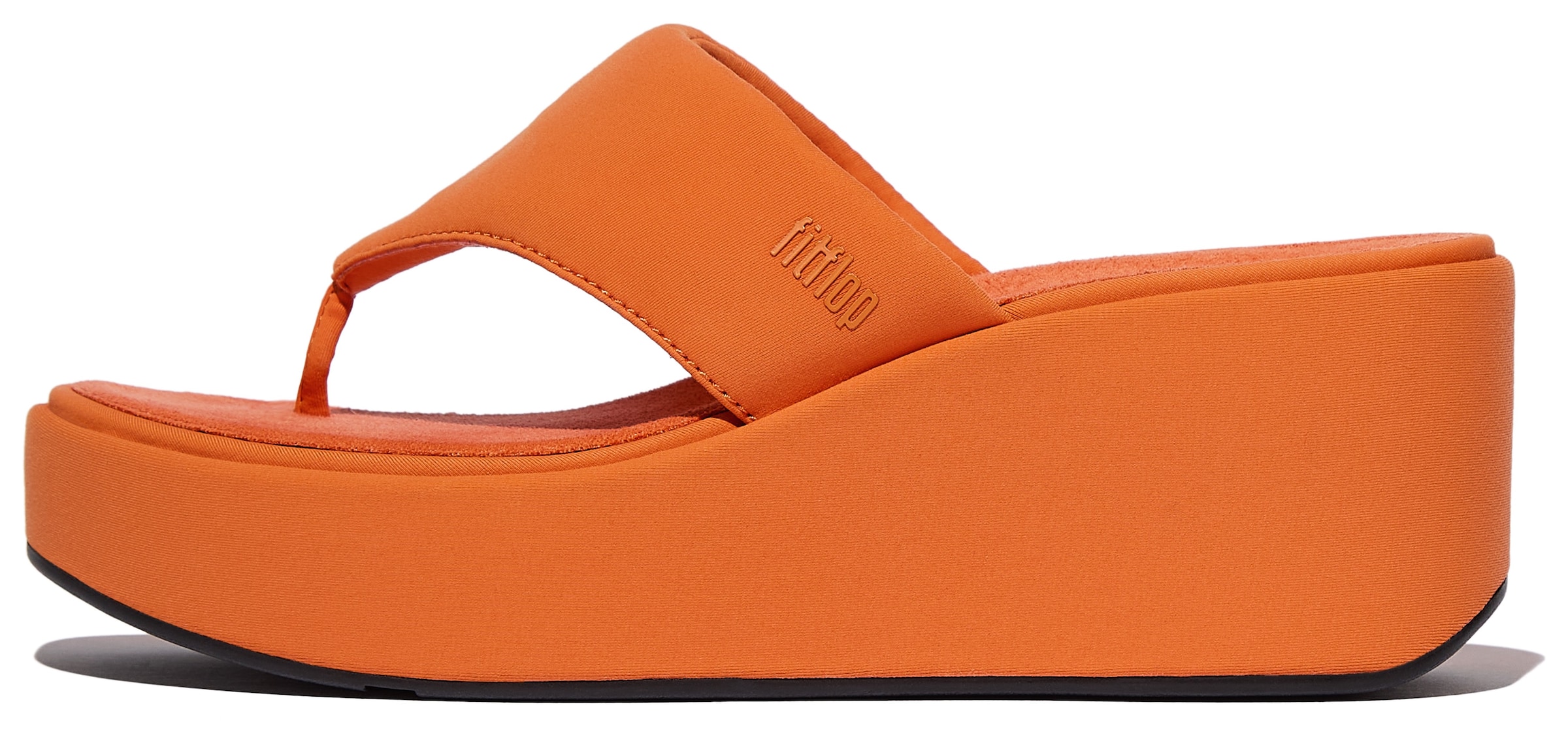 FitFlop T-Bar Sandals in Orange