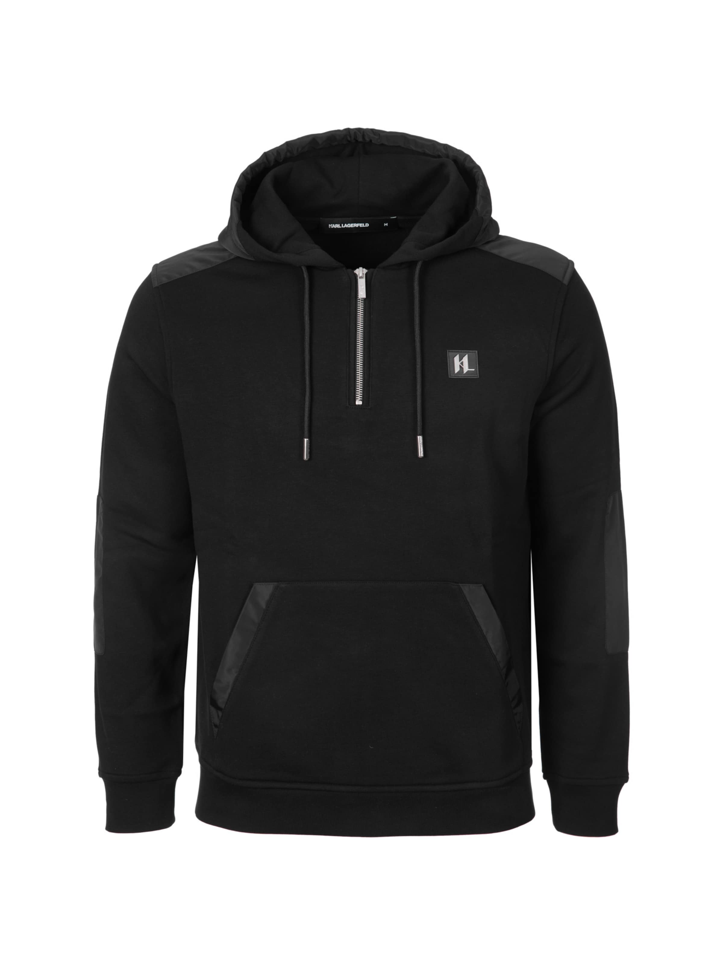 Pullover di Karl Lagerfeld in nero: frontale