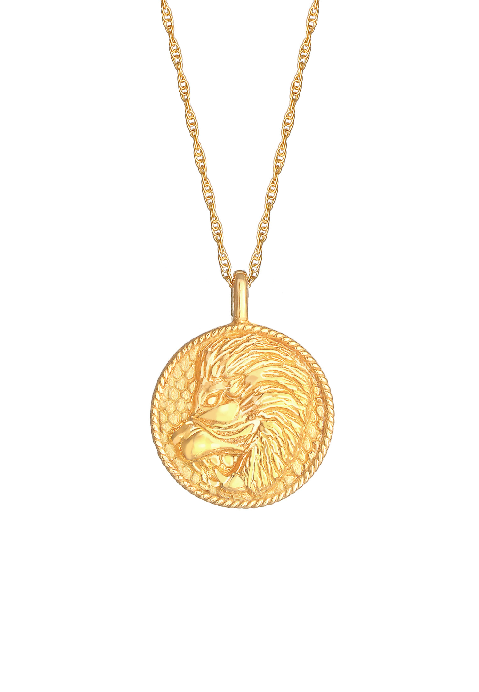 ELLI Halskette Sternzeichen, Sternzeichen - Löwe in Gold 
