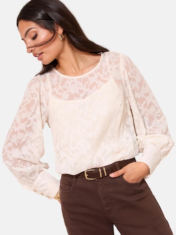 Friends Like These Блузка в Бежевый: спереди