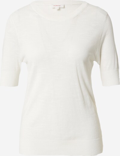 s.Oliver Pull-over en blanc, Vue avec produit