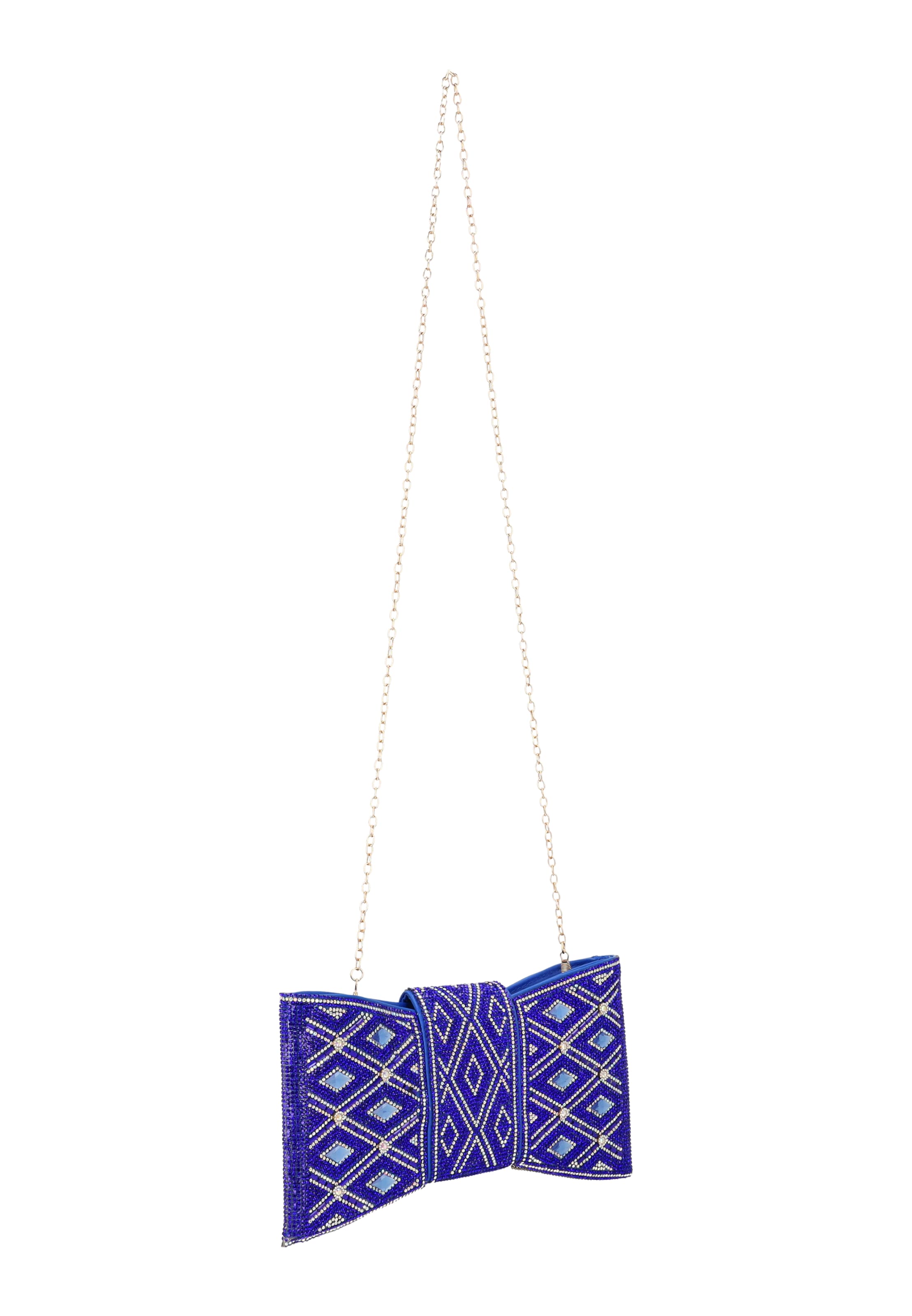 Pochette usha BLACK LABEL en bleu