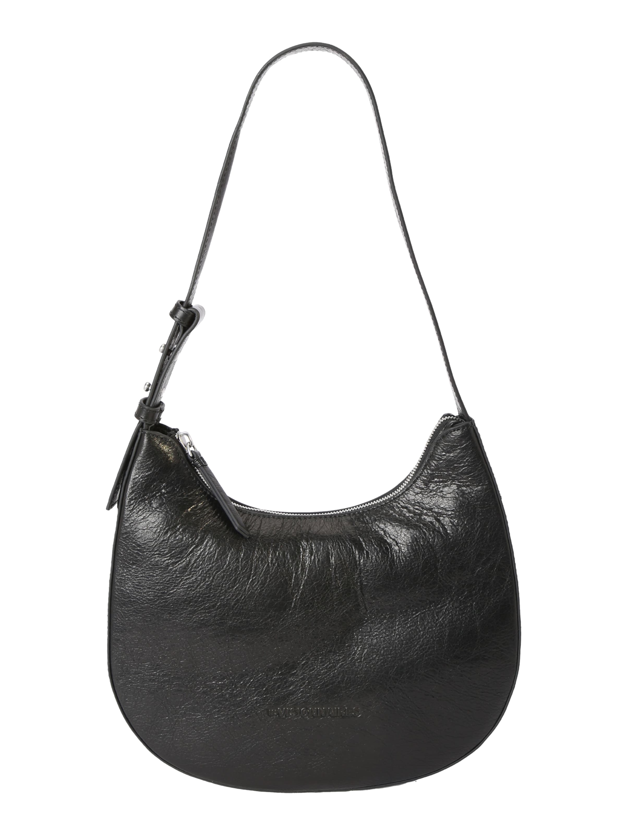 Borsa a spalla 'Harper' di Les Visionnaires in nero: frontale