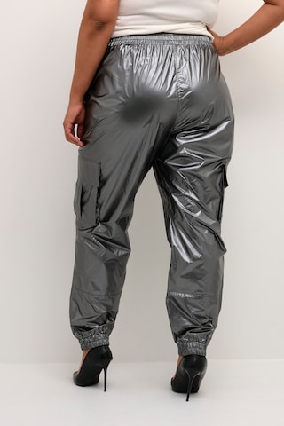 KAFFE CURVE Loose fit Pants in Silver