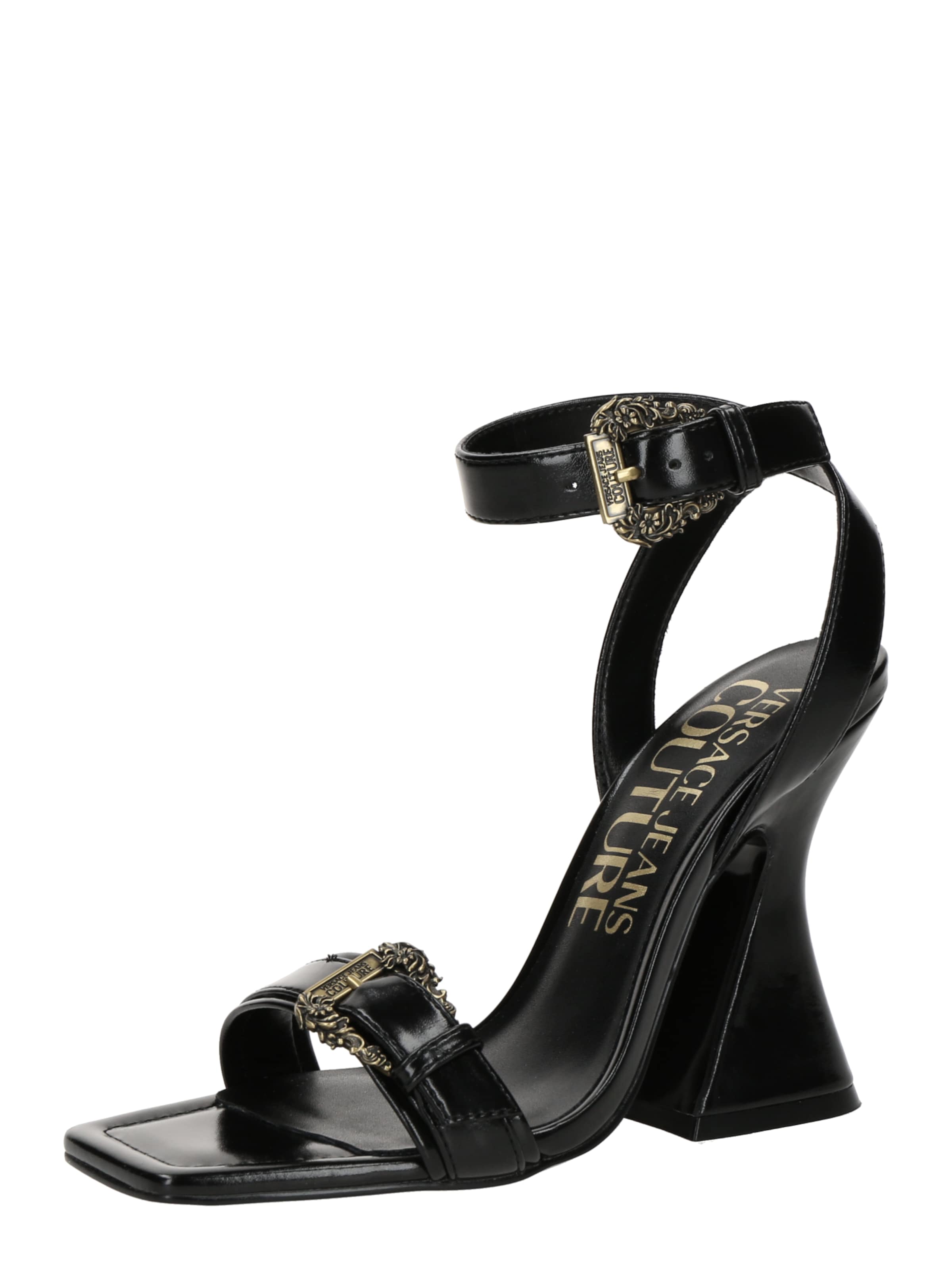 Sandales 'KRISTEN' Versace Jeans Couture en noir : devant