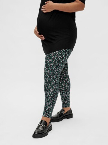 Mamalicious Curve Skinny Leggings in Groen: voorkant